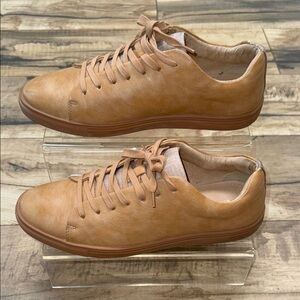 Unlisted by Kenneth Cole Men's 9.5 Tan Leather Sneakers
